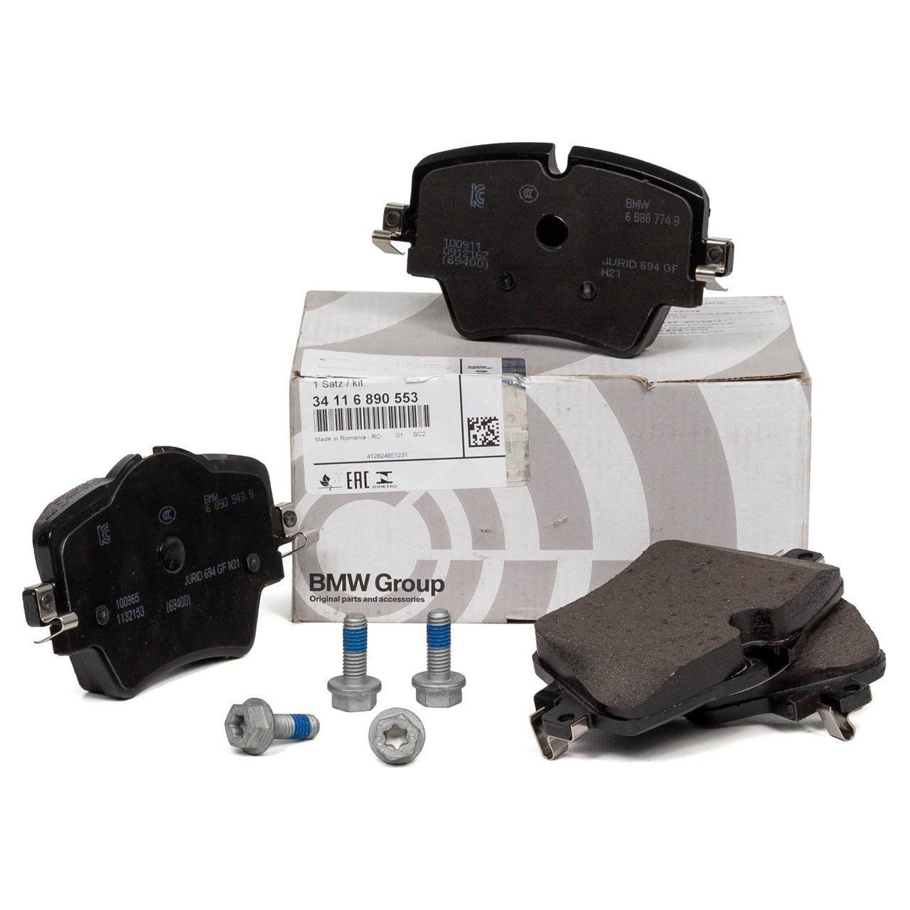 Bmw G20 Kasa 320i Ön Fren Balata Seti Orijinal 34116890553